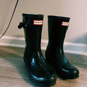 Hunter Rain Boots (black size US 7 UK 5 EU 38)